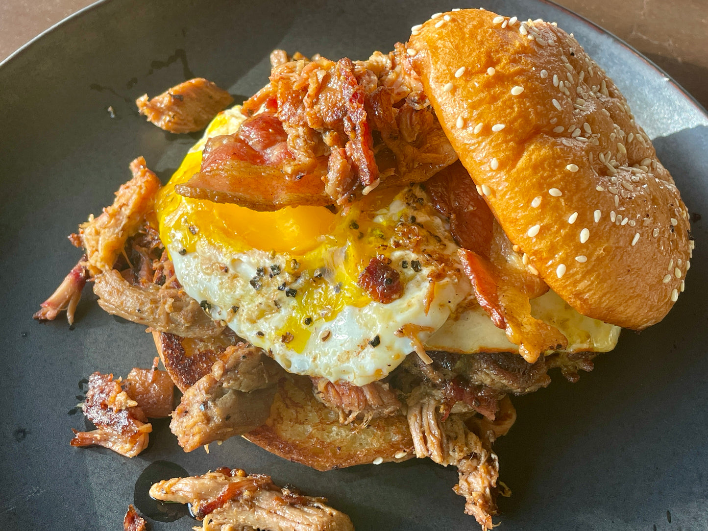 Monster Burger seasoned with Holy Smokers Rub Co's Holy Heifer Beef Rub and Seasoning