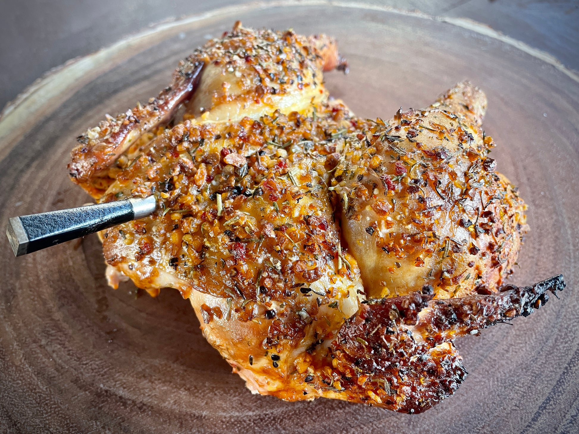roasted garlic and herb chicken