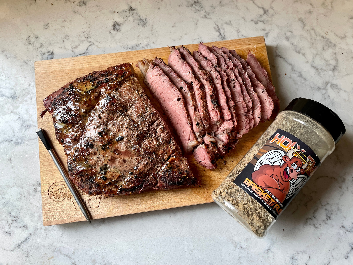 This Beef Sirloin is seasoned with the brisket rub by holy smokers rub co