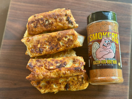 Smoked Pulled Pork Egg Roll Wraps - Holy Smokers Rub Co