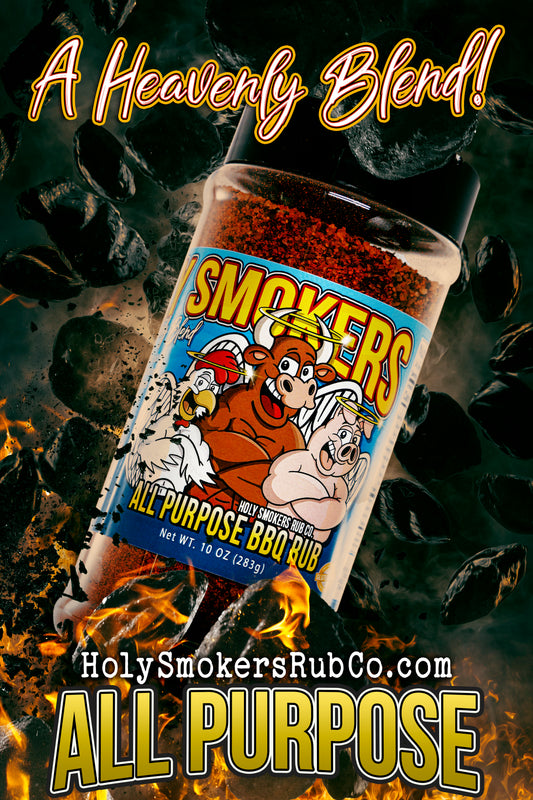 The Best All Purpose BBQ Seasoning is here. Holy Smokers Rub company makes the best all around seasoning