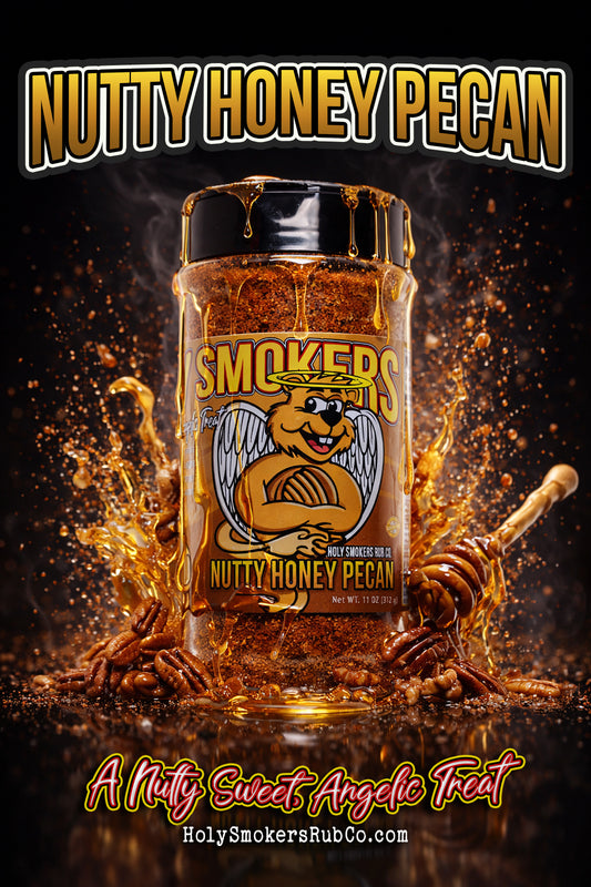 the best honey pecan bbq rub and seasoning, Sweet rub with honey, pecan, and nutty finish.