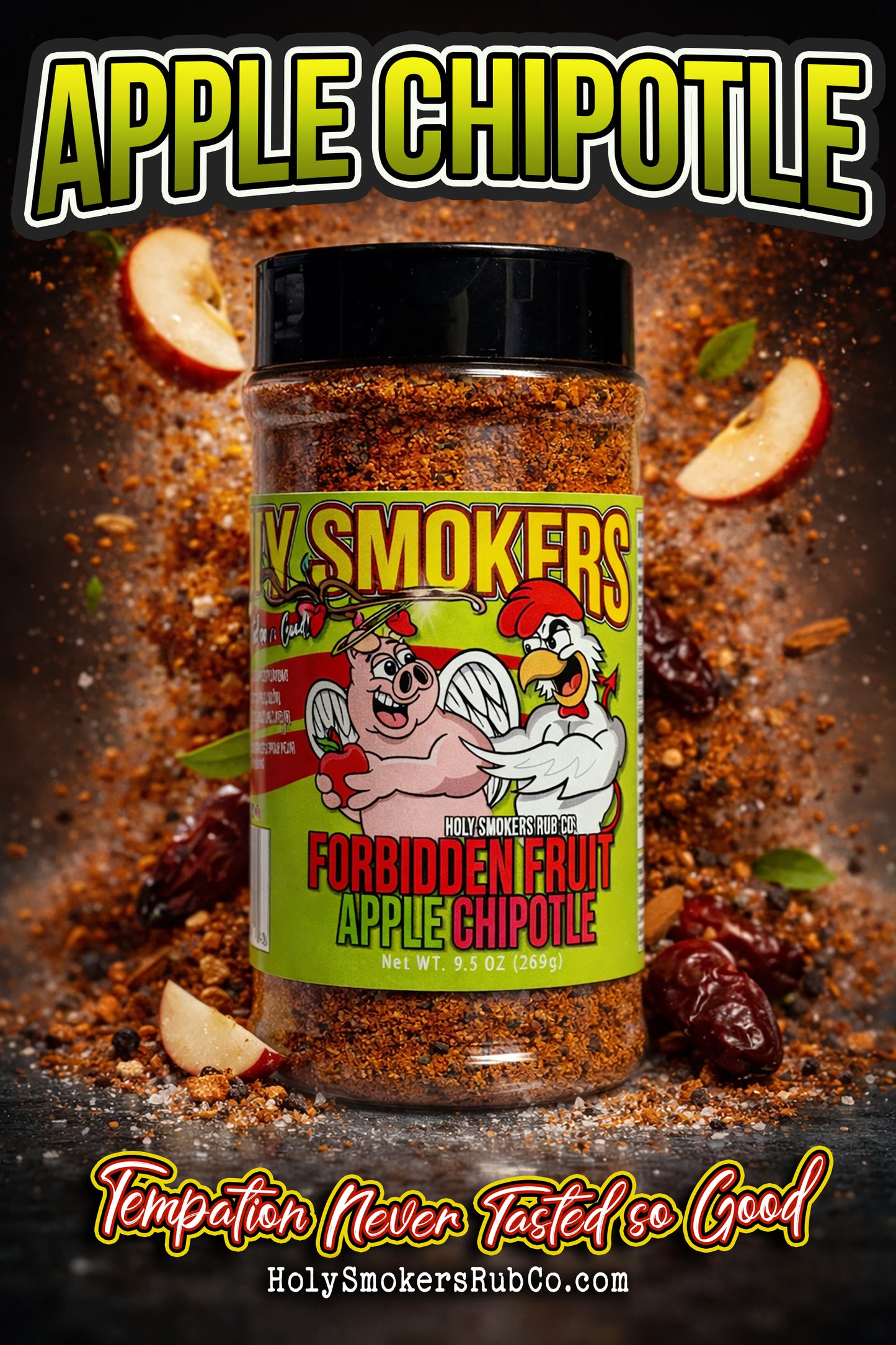 Full flavor collection sample pack with all Holy Smokers signature BBQ rubs.