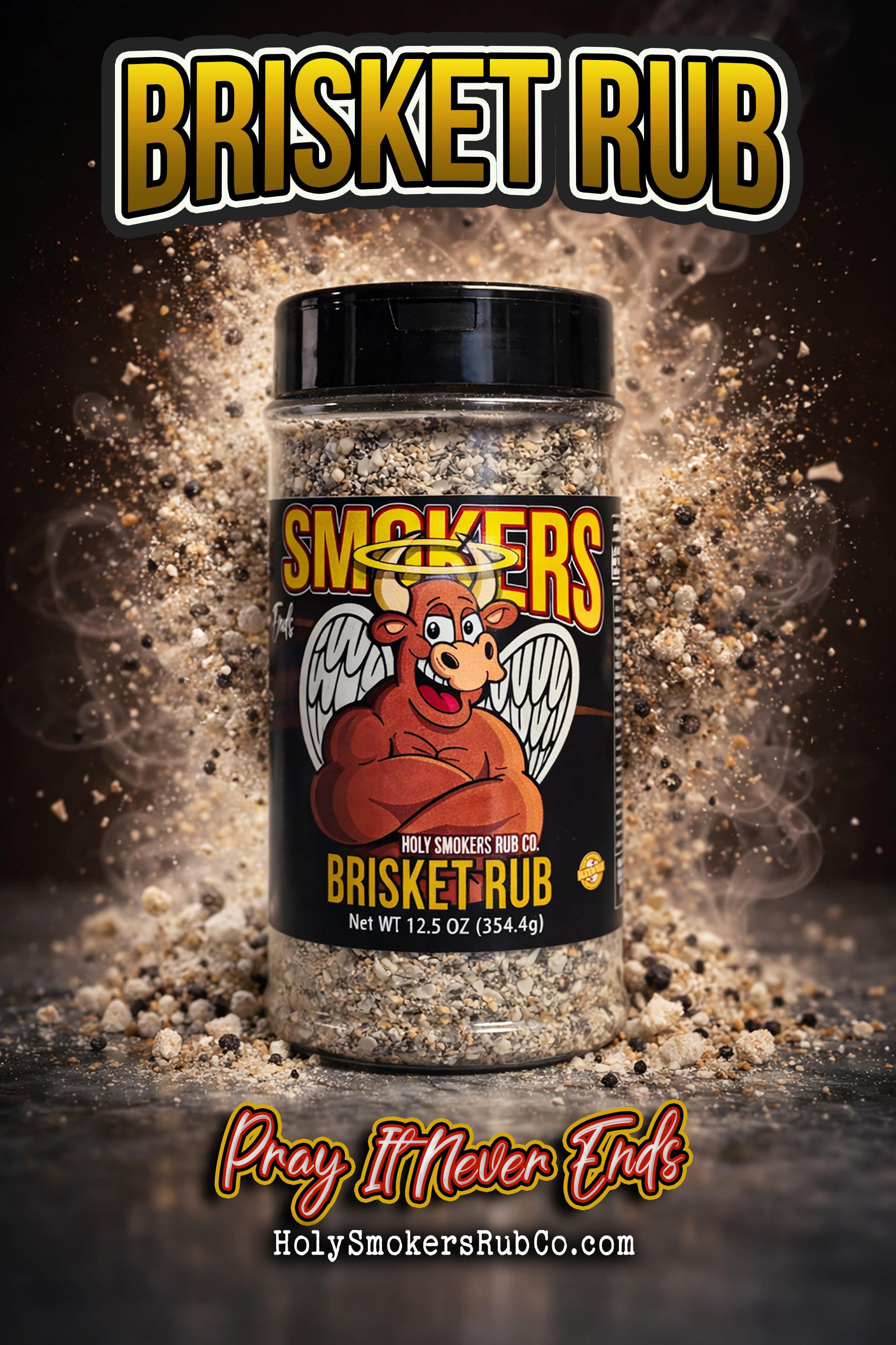 The Best SPG seasoning is here with a twist of Hickory Smoke Flavor. Brisket BBQ rub for KCBS-style competition BBQ – bold and savory.