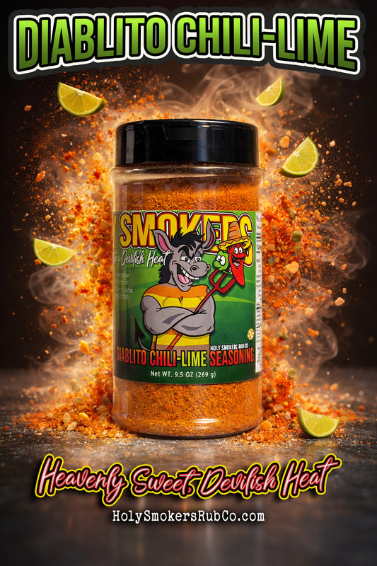The Best all purpose Chili Lime BBQ Rub and Seasoning for anything chicken, beef, pork, fish, shrimp, popcorn. This Kansas City BBQ Society or KCBS styled seasonings are the best bbq rubs out there for competitions. 