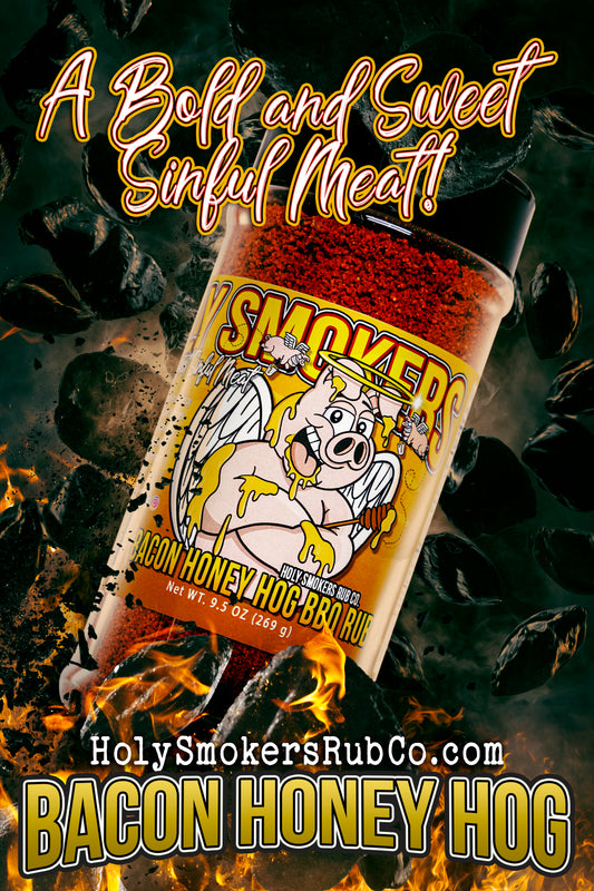 the Best Bacon Honey Hog seasoning is here with this bbq rub for any pork, chicken, beef or veggies. perfect for any bbq competition.