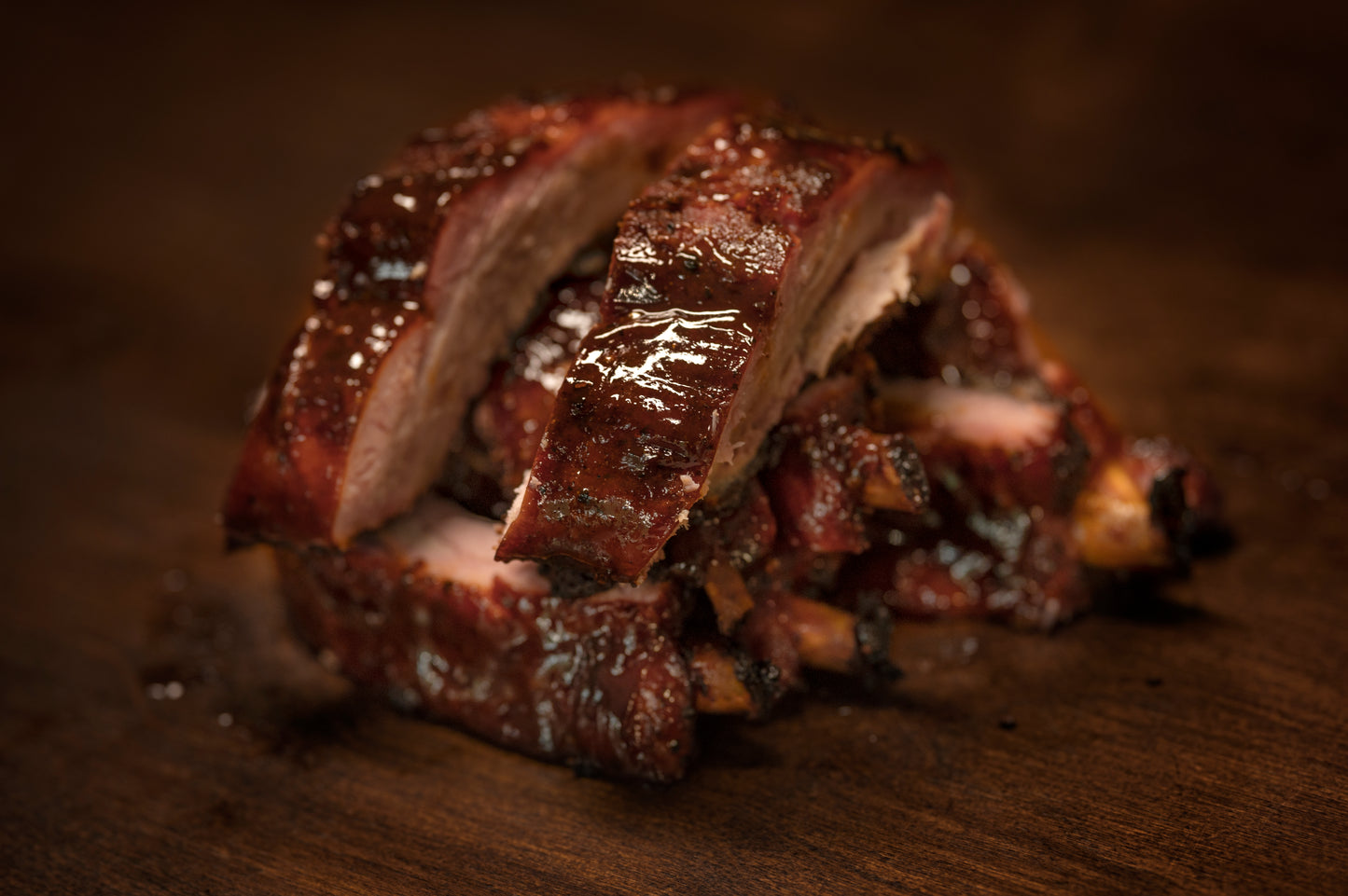 Nut-forward BBQ seasoning with honey glaze flavor for any baby back ribs, pork, beef, chicken, veggies, and fish.