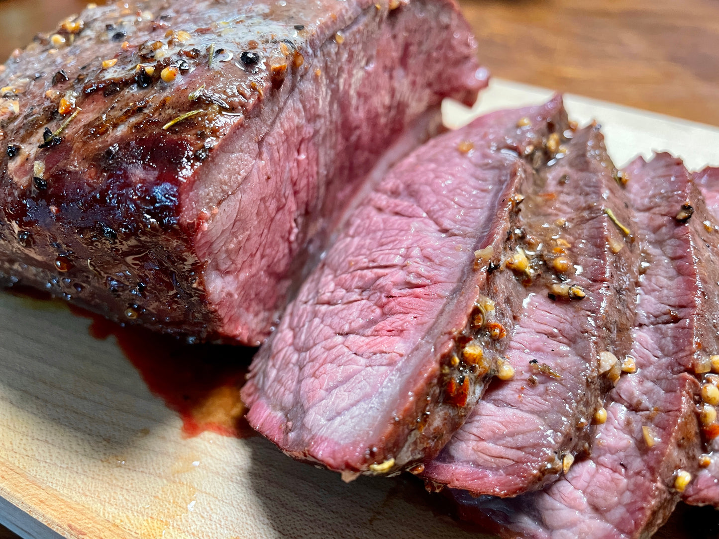 Reverse Sear Tri Tip beef 