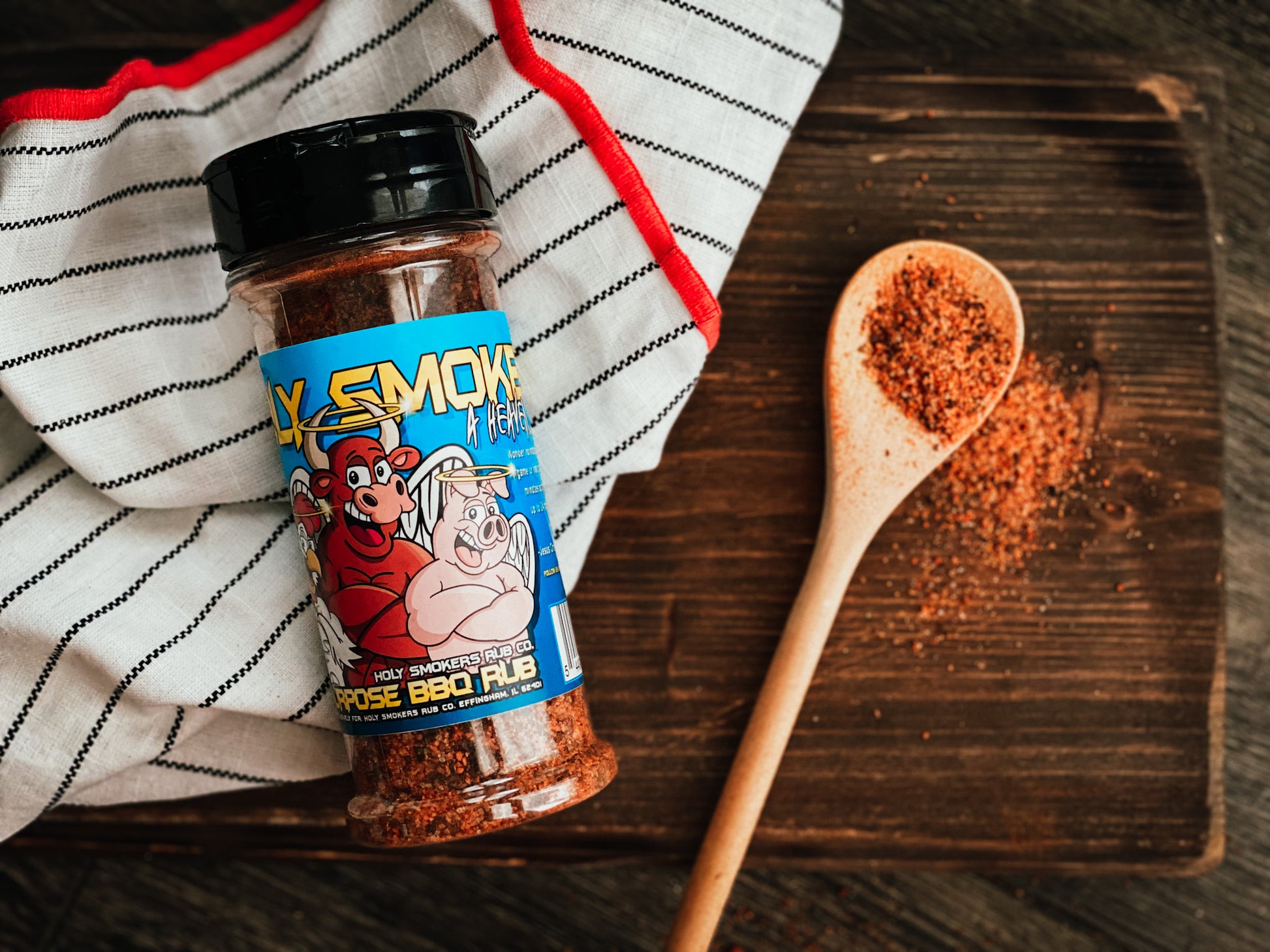 All-purpose rub with universal flavor – great for grill, smoker, or stove.