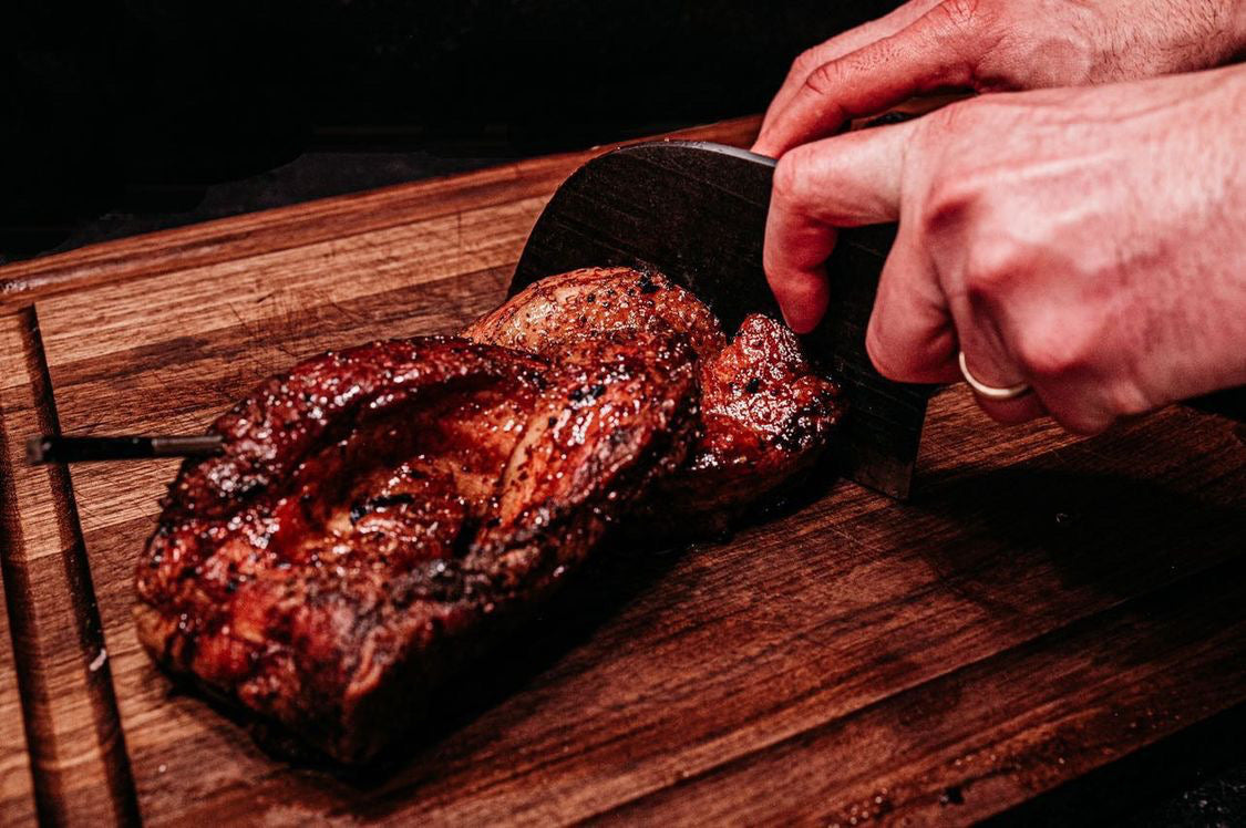 sweet pork belly bbq braid