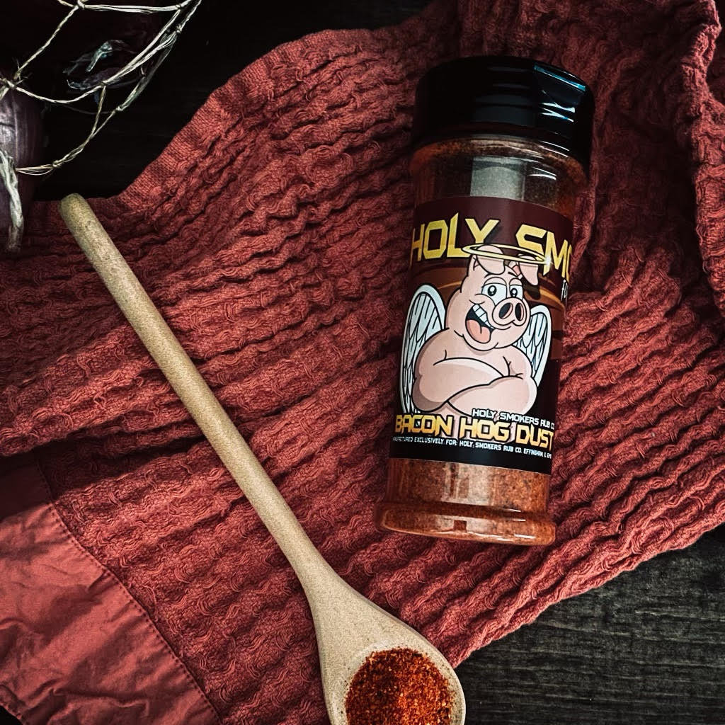 This gourmet Bacon Hog bbq seasoning is perfect for pork, chicken, beef, veggies and fish. 